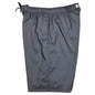 Solid Men's (Charcoal) Elastic Waist Board Shorts w/Side Seam Pockets (Select Custom Outseam 17" to 30") - Board Shorts World