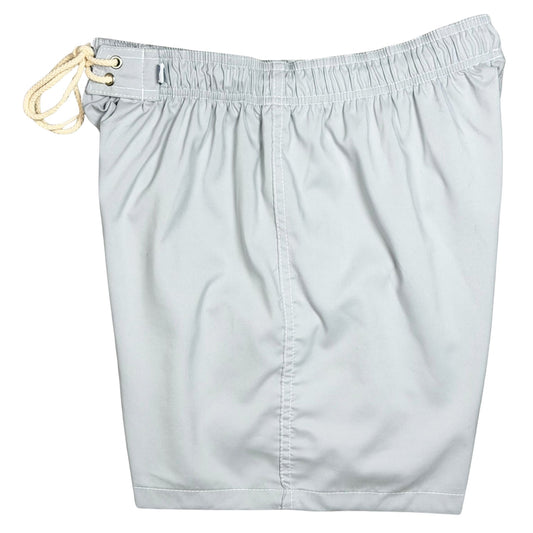 !Solid Silver | W's Elastic Waist Board Swim/Shorts | Regular Rise | Short Length