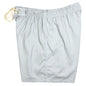 !Solid Silver | W's Elastic Waist Board/Swim Shorts | Optional Mesh Panty | Regular Rise | Short Length