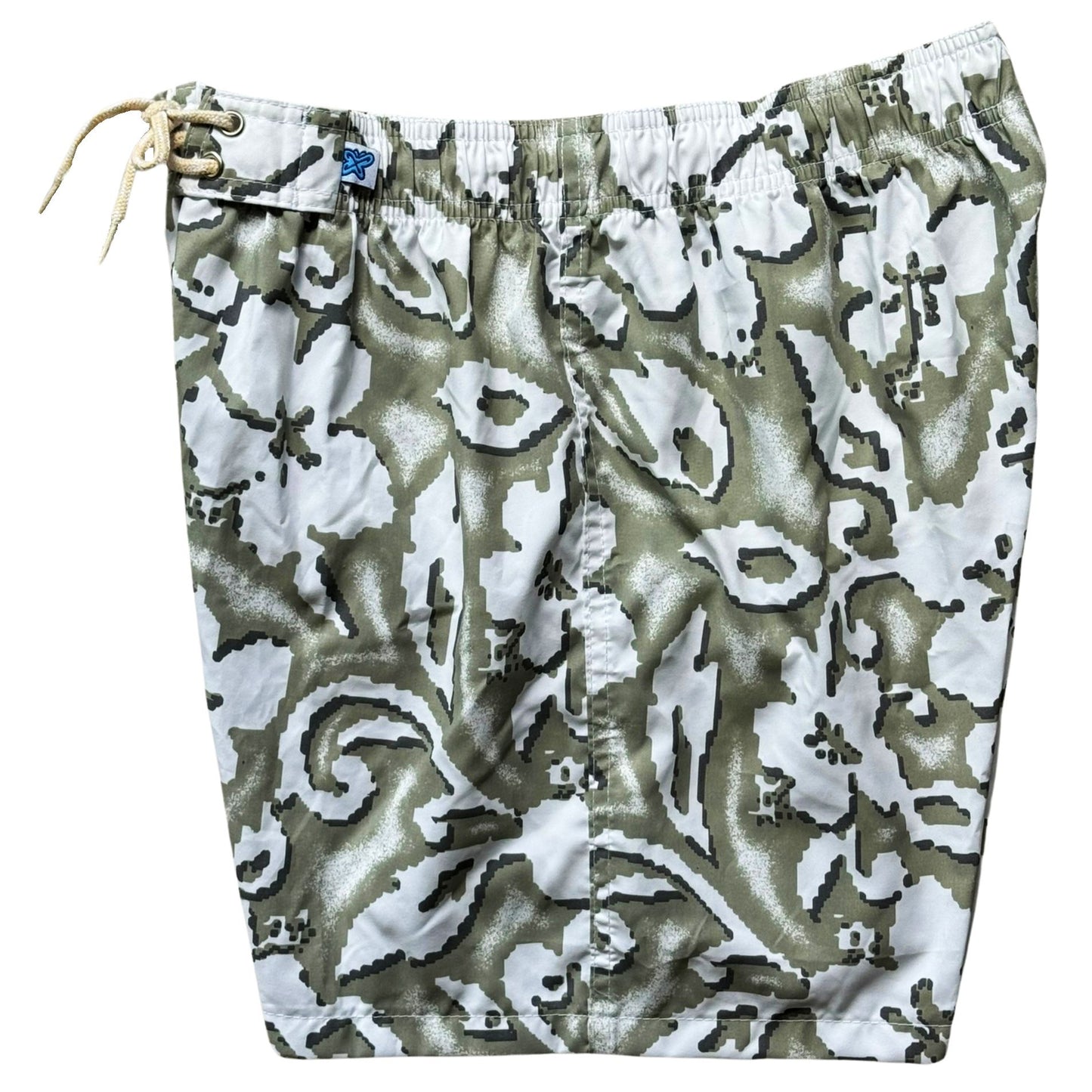 Magnified | W's Elastic Waist Board Swim/Shorts | High Rise | Short Length