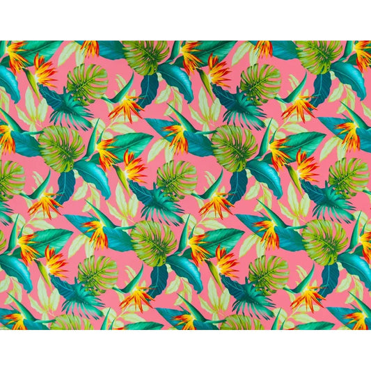 Paradise Found | 100% Natural Cotton M's Swim Trunks | Elastic | Side Pockets | Build Your Own