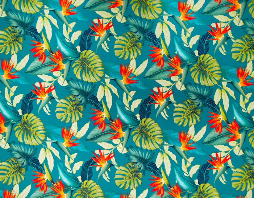 Paradise Found | 100% Natural Cotton M's Swim Trunks | Elastic | Side Pockets | Build Your Own
