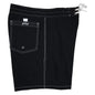 Men's 18" Solid Color Old-School Back Pocket Board Shorts by Grizzo HB