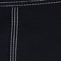 !Solid Black + Black Stitch | M's ELASTIC Waist Board Shorts | Mid Length