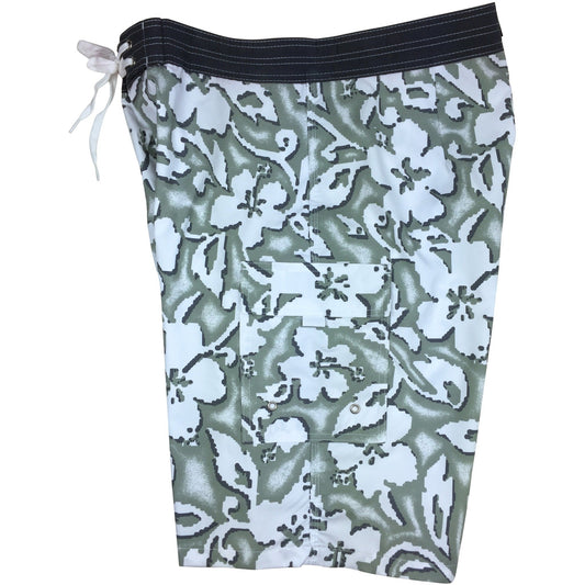 "Magnified" (Shell) Double Cargo Pocket Board Shorts (Select Custom Outseam 18" - 28")