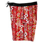 "Tortugas" (Red) Double Cargo Pocket Board Shorts (Select Custom Outseam 17" - 30") - Board Shorts World