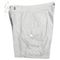 !!Solid Silver | 100% Natural Cotton M's Board Shorts | Non-Elastic | Double Cargo | Build Your Own