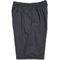 "Manoa" Solid CHARCOAL Build-Your-Own 100% Cotton Men's Swim Trunks - Board Shorts World
