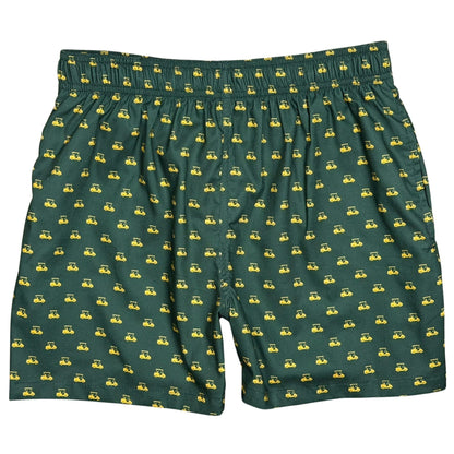 Cart Path Classic | 100% Natural Cotton M's Swim Trunks | Elastic | Side Pockets | Build Your Own
