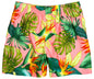 Paradise Found | 100% Natural Cotton M's Swim Trunks | Elastic | Side Pockets | Build Your Own