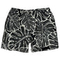 "Tan Lines" (Black) Build-Your-Own 100% Cotton Men's Swim Trunks - Board Shorts World