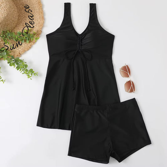 Blackwater Classic Tankini | V-Neck | SunSports