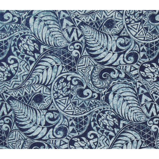 "Tattoo You" (Blue) Build-Your-Own 100% Cotton Men's Board Shorts - Board Shorts World