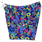 "Carnival" Womens Board Shorts - Regular Rise / 7" Inseam (Purple) - Board Shorts World