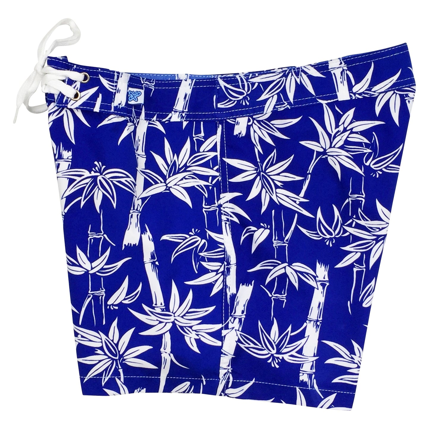 "Branch Out" Girls Board Shorts - 5" Inseam (Blue)