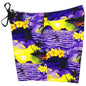 "Picture This" Girls Board Shorts - 5" Inseam (Purple)