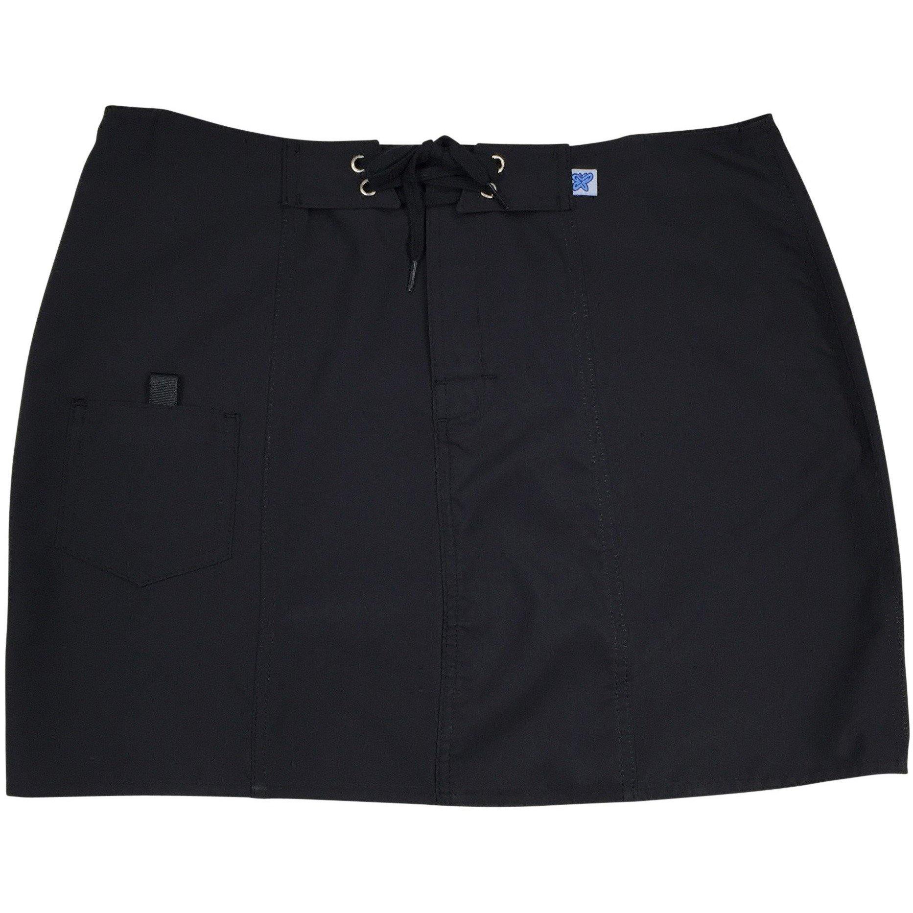 "A Solid Color" Board Skirt (Black+Black Stitching) CUSTOM