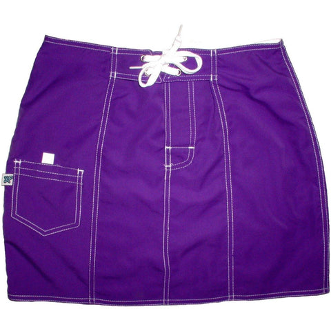 "A Solid Color" Original Style Board Skirt   (Grape) - Board Shorts World