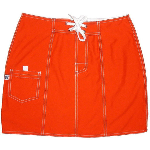 "A Solid Color" Board Skirt (Orange) CUSTOM - Board Shorts World