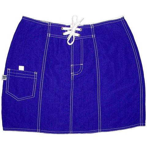 "A Solid Color" Original Style Board Skirt (Pacific Blue) - Board Shorts World