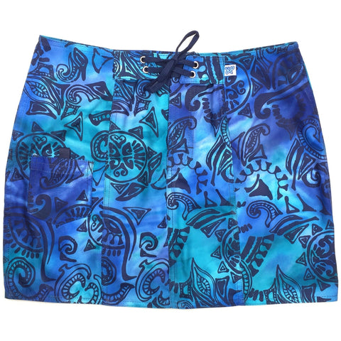 "Pacific Whim" Original Style Board Skirt (Ink or Earth) - Board Shorts World - 1