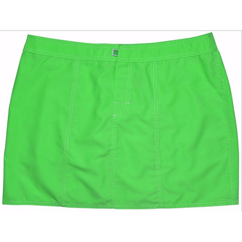 "A Solid Color" Hipster Style Board Skirt  (Apple, Orange, Mango, or Red) - Board Shorts World - 1