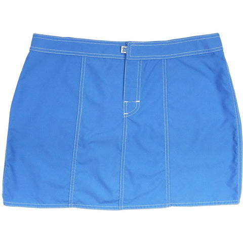 "A Solid Color" Hipster Style Board Skirt  (Baby Blue) - Board Shorts World
