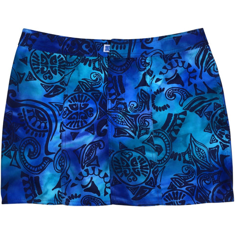 "Pacific Whim" Hipster Board Skirt (Ink or Earth) - Board Shorts World - 1
