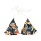 "Desert Bloom" Bikini Top (Graphite, Charcoal+Yellow, Charcoal+Blue) - Board Shorts World