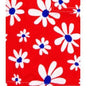 "Summer of Love" Print Board Shorts for Little Girls (Red) - Board Shorts World