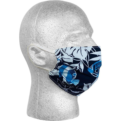 "School Life" Face Mask (Blue).  **Available in Both Styles** - Board Shorts World