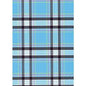 **Fixed (Non Elastic) Waist Board Shorts "Casual Friday Plaid" (Blue) Print Mens CUSTOM - Board Shorts World