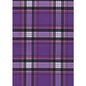 "Casual Friday" Plaid (Purple) Elastic Waist Board Shorts. Regular Rise or High Waist. Women's CUSTOM - Board Shorts World