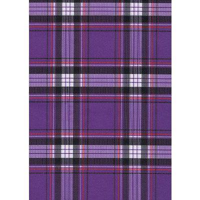 **Fixed (Non Elastic) Waist Board Shorts "Casual Friday Plaid" (Purple) Print Mens CUSTOM - Board Shorts World