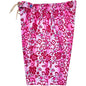 "Haywire" (Pink) Elastic Waist Board Shorts. Regular Rise or High Waist.  Women's CUSTOM