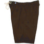 "A Solid Color" Women's Elastic Waist (Swim) Board Shorts. REGULAR Rise + 11" Inseam (Chocolate) - Board Shorts World