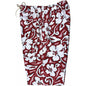 "Magnified" (Red) Elastic Waist Board Shorts. Regular Rise or High Waist.  Women's CUSTOM
