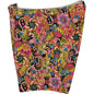 Lower Rise NON-Elastic Waist Board Shorts. "Lucy in the Sky" (Black) Womens CUSTOM - Board Shorts World