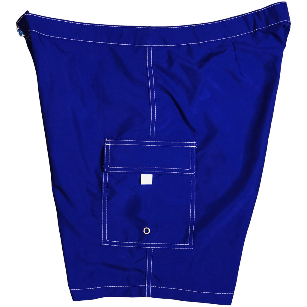 A Solid Color (Royal) Womens Board/Swim Shorts - 11"