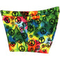 "Sign Language" Tie Dye Womens Board/Swim Shorts - 4"