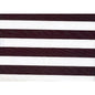 "Jail Bird" Womens Jail Stripes Elastic Waist Swim Board Shorts. REGULAR Rise + 11" Inseam (Red/White OR Black/White))