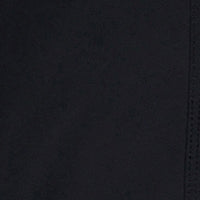 Solid BLACK (black stitching) Side Pockets Board Shorts (Select Custom Outseam 22" - 27")