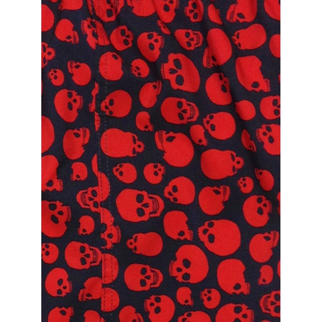 Elastic Waist Board Shorts "Live to Ride" (Black+Red) Print Mens CUSTOM - Board Shorts World