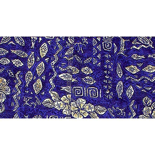 "Man's Best Friend" Mens Elastic Waist Board Shorts - 17.5" Outseam / 5" Inseam (Blue) - Board Shorts World