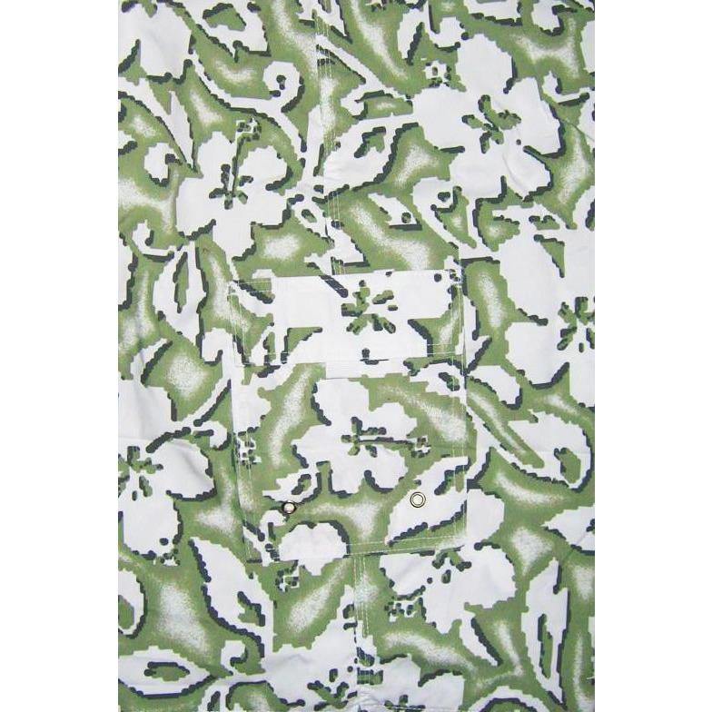 "Magnified" Womens Elastic Waist Swim Board Shorts. REGULAR Rise + 5" Inseam - Board Shorts World