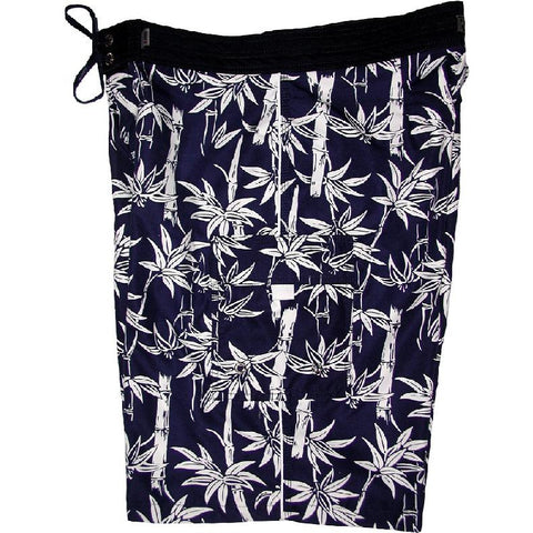"Branch Out" Boys + Girls Board Shorts. 8" Inseam / 18.5" Outseam (Navy) *SALE*