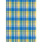 Elastic Waist Swim Trunks with Mesh Liner "Nantucket" (Blue) Plaid. CUSTOM - Board Shorts World