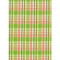 **Fixed (Non Elastic) Waist Board Shorts "Nantucket Plaid" (Green) Print Mens CUSTOM