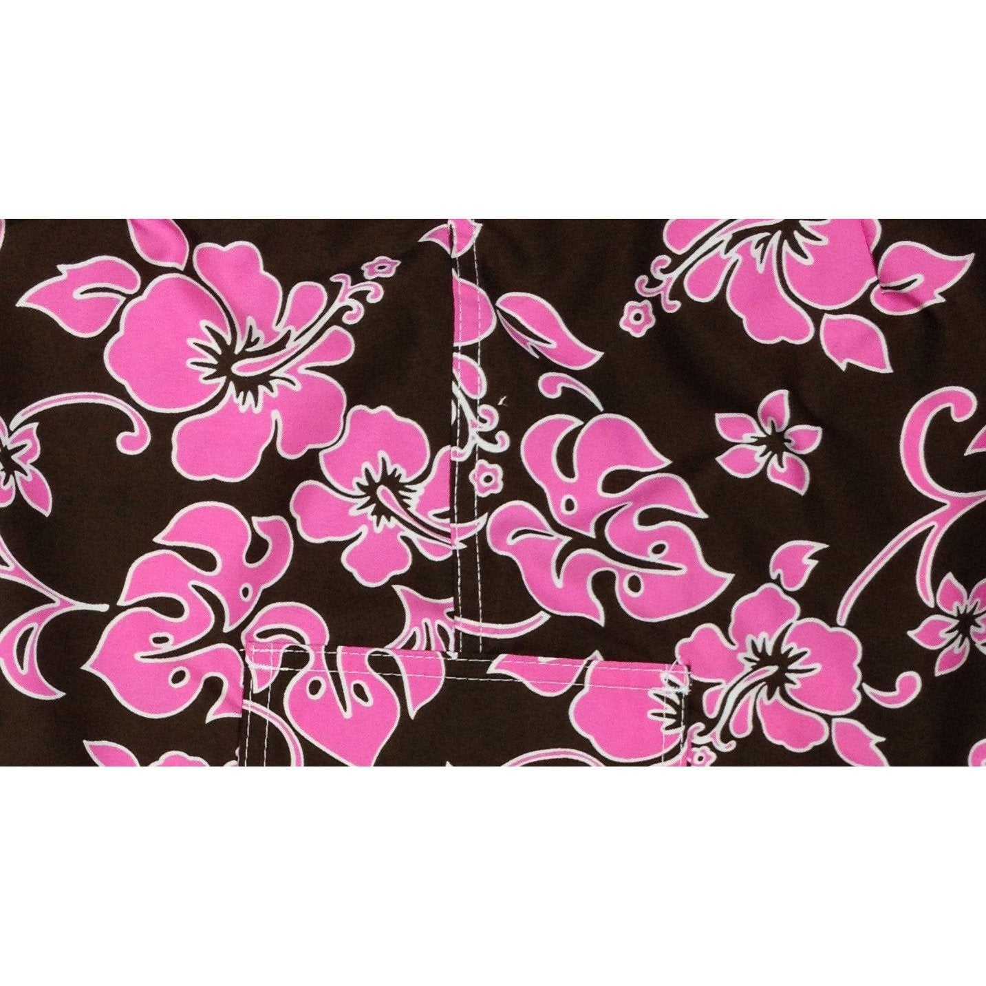 Pure Hibiscus | Board (Swim) Skirt | Regular Rise OR Lower Rise | Full Custom Build