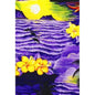 "Picture This" Mens Swim Trunks (with mesh liner) - 17" Outseam / 4.5" Inseam (Purple) - Board Shorts World